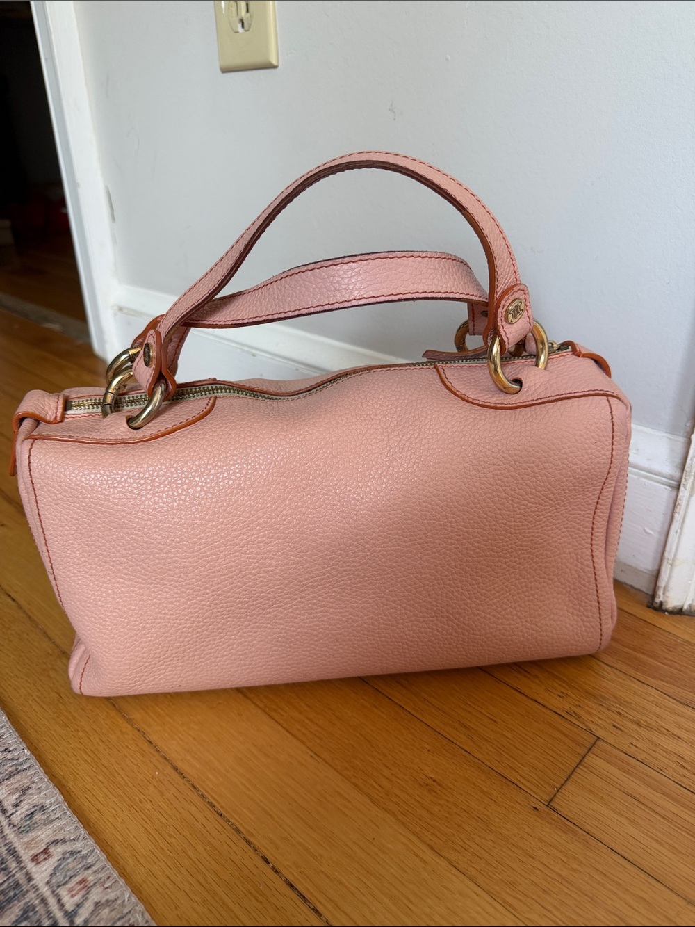Celine Pink Leather Boogie Bag